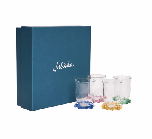 Juliska Harriet Shot Glasses (Assort. Set of 4)