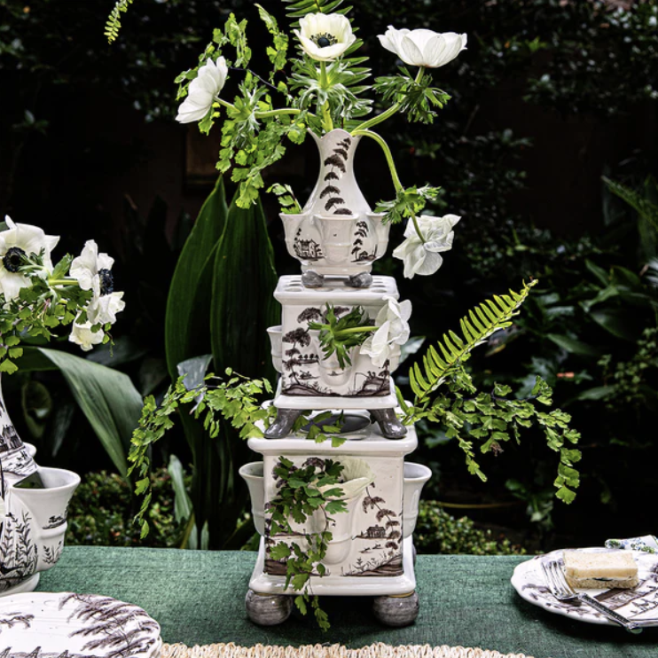 Country Estate Flint Tulipiere 3 Piece Set, Juliska