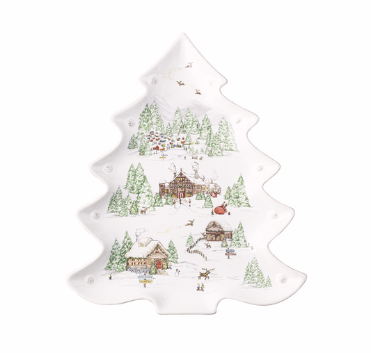Juliska Berry & Thread North Pole 15" Tree Platter Tray