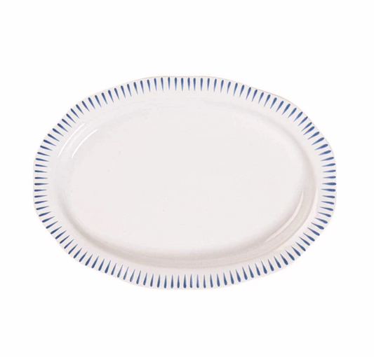 Juliska Stripe Delft Blue 17" Serving Platter
