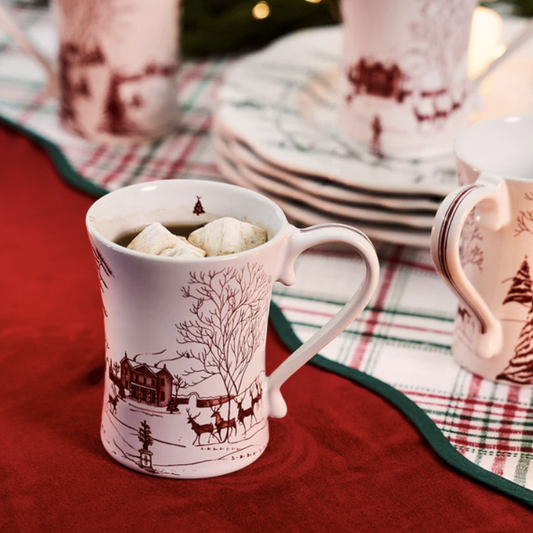 Juliska Country Estate Winter Frolic Ruby Mug