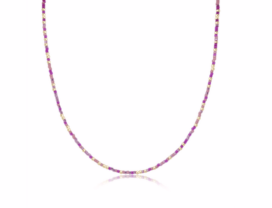 enewton 15" Choker Hope Unwritten, Back to the Fuchsia