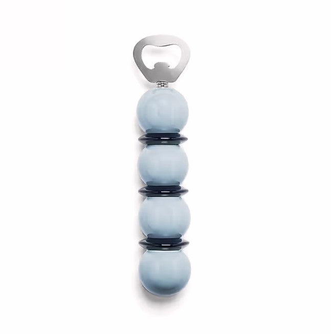Pale Denim & Navy Bobbin Bottle Opener