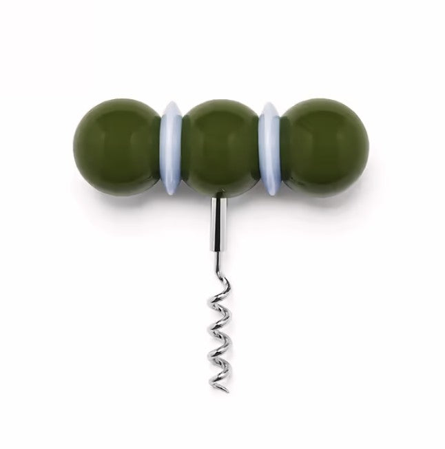 Khaki Green & Pale Denim Bobbin Corkscrew