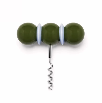 Khaki Green & Pale Denim Bobbin Corkscrew