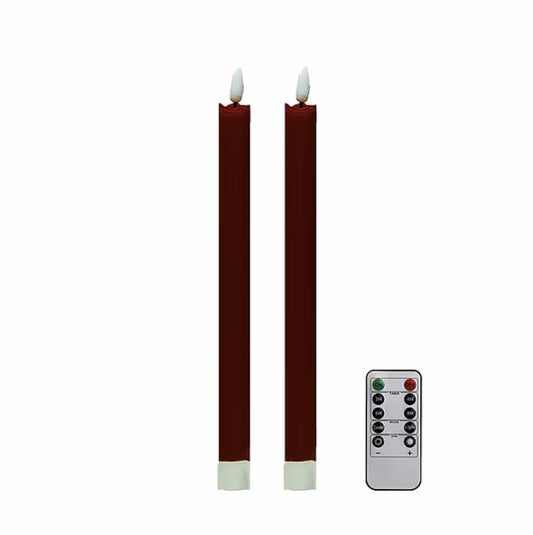 Cherry Red Wax LED Candles