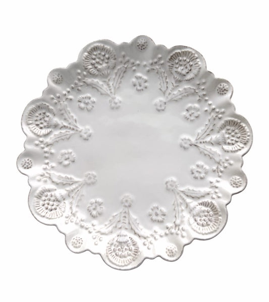 Juliska Berry & Thread Thistle Whitewash Dessert/Salad Plate