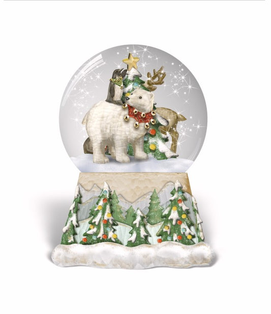 Juliska Berry & Thread North Pole Animal Snow Globe