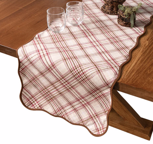 Juliska Harvest Tartan Table Runner