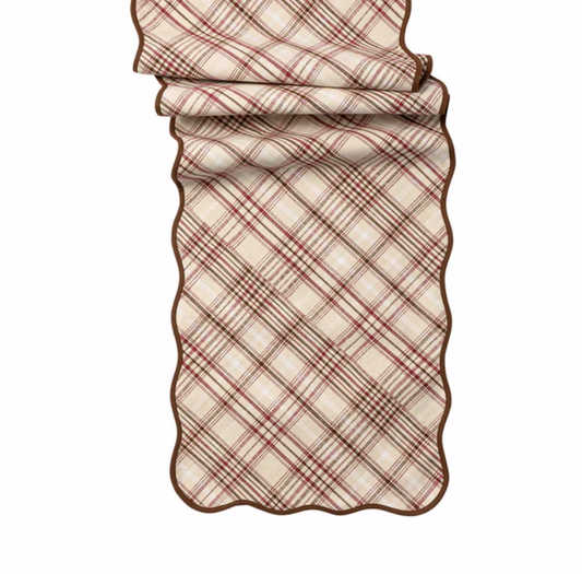 Juliska Harvest Tartan Table Runner