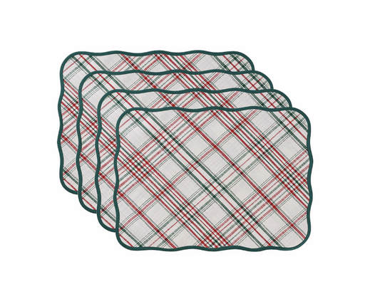 Juliska Merry Tartan Placemats (Set of 4)