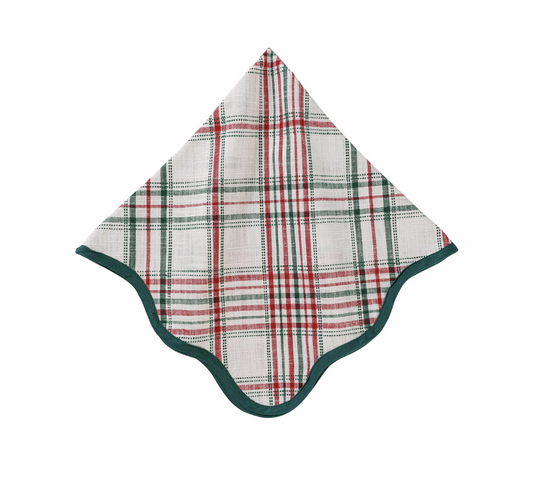 Juliska Merry Tartan Napkins (Set of 4)