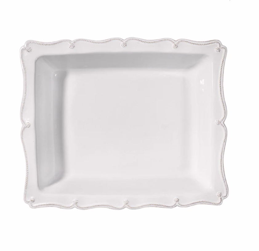 Juliska Berry & Thread Whitewash 17" Rectangular Baker