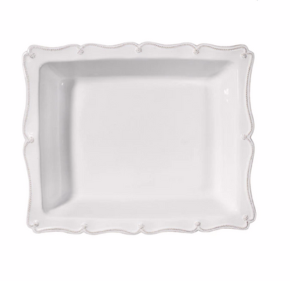 Juliska Berry & Thread Whitewash 17" Rectangular Baker