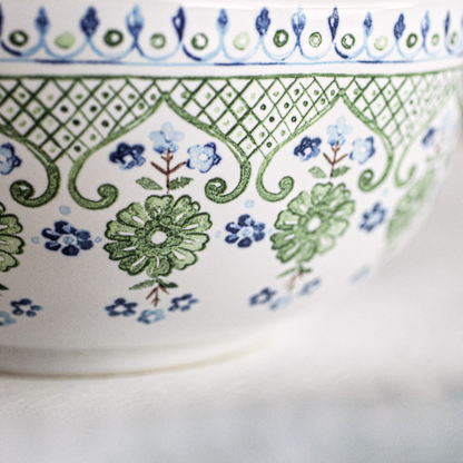 Juliska Villa Seville Chambray Ice Cream/Cereal Bowl