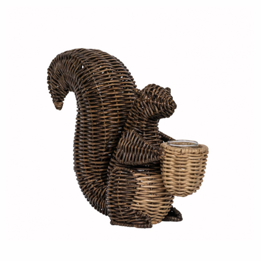 Juliska Devon Willow Squirrel Candle Holder