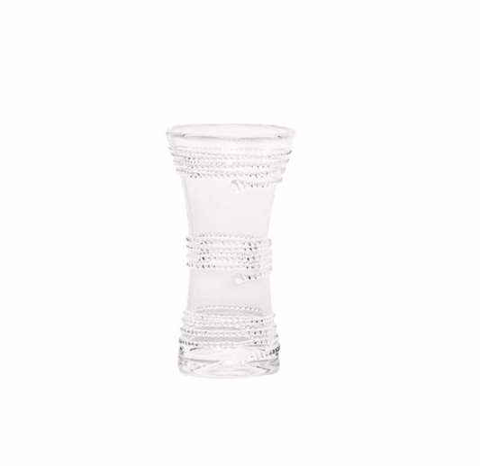 Juliska Ella Corset Vase 6" in Clear