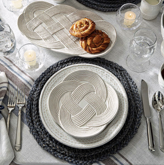 Juliska Le Panier Whitewash Dinner Plate
