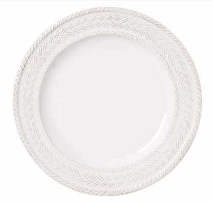 Juliska Le Panier Whitewash Dinner Plate