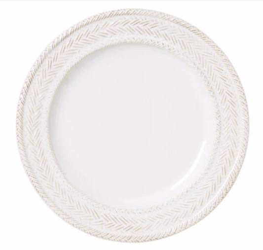 Juliska Le Panier Whitewash Dinner Plate
