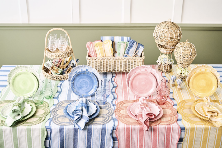 Juliska Berry & Thread Melamine Dinner Plates (Set of 4)