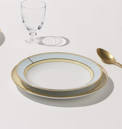Diva Celeste Flat Plate, Ginori 1735