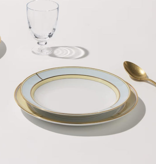 Diva Celeste Flat Plate, Ginori 1735