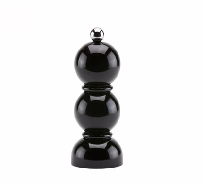 MINI (14cm) Black Bobbin Salt or Pepper Mill