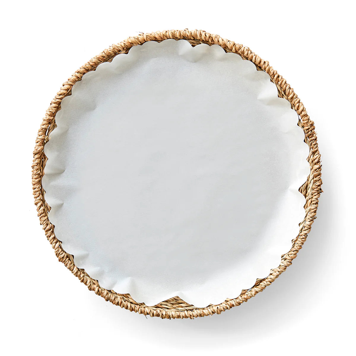 Woven Seagrass Plates, Set of 4