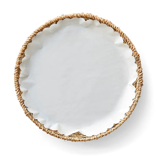 Woven Seagrass Plates, Set of 4