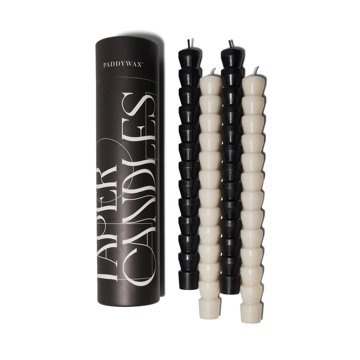 Black & White Tube Tapers