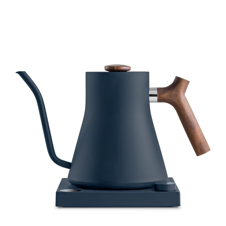 Stagg EKG Electric Kettle - STONE BLUE/WALNUT - FELLOW