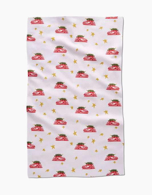 Christmas Bug Tea Towel