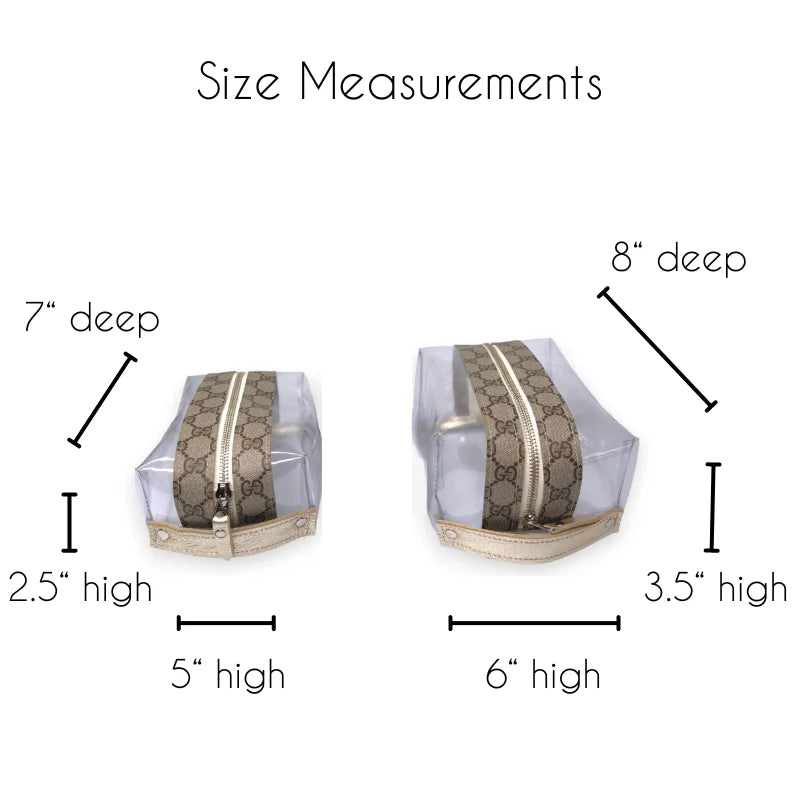 Taylor Travel Pouch in Vinyl Vogue | Upcycled GG