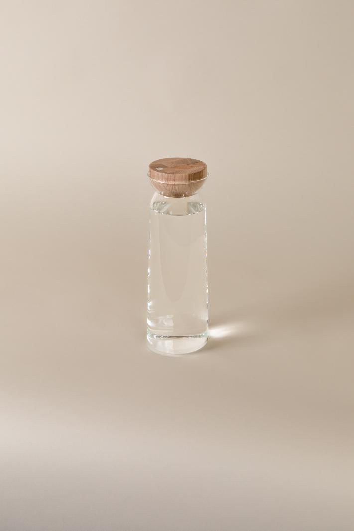 Teeter Carafe, Clear Glass