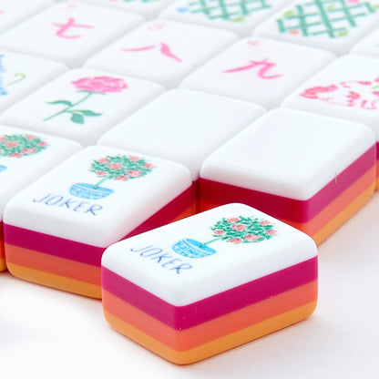 Sunset Mahjong Tiles