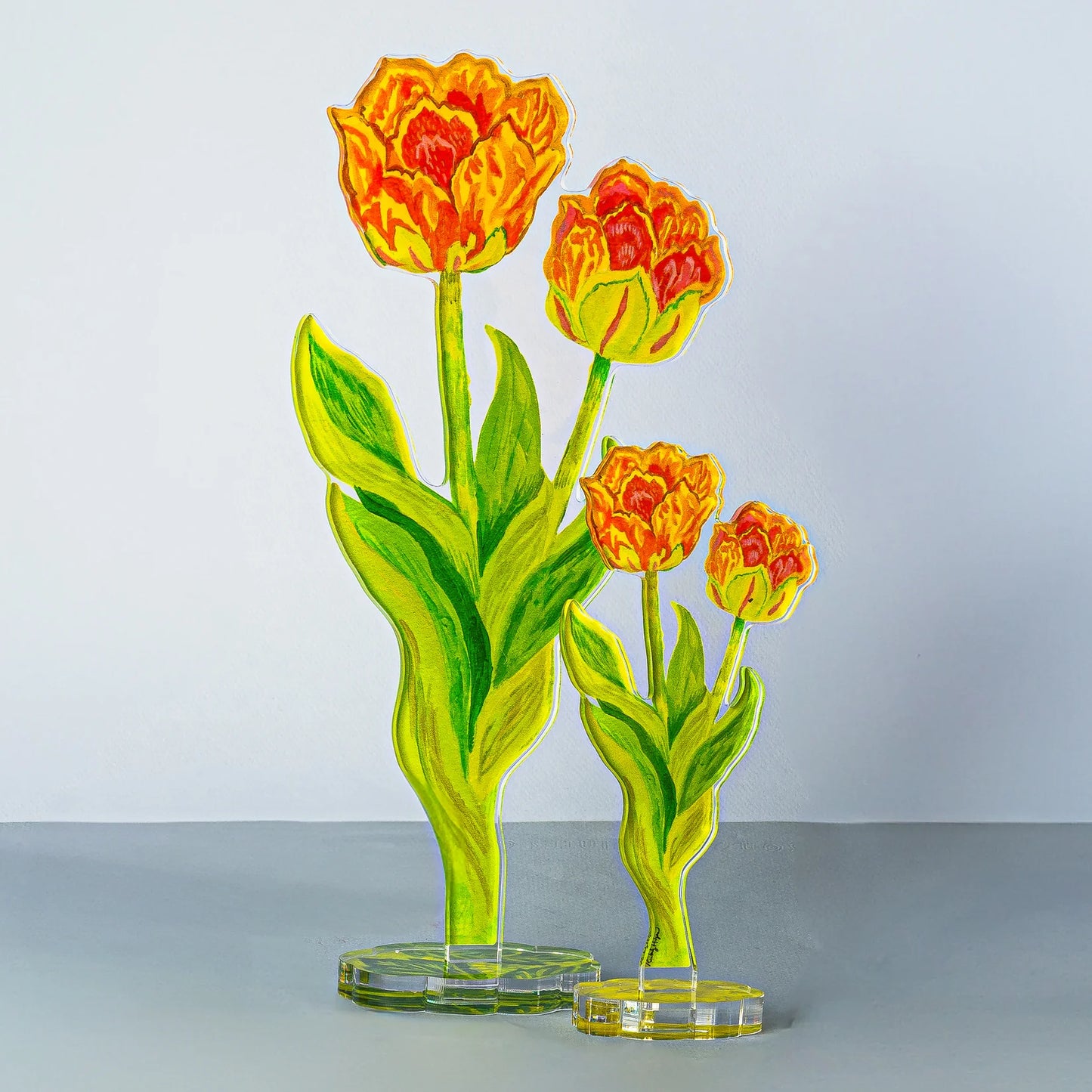 Double Tulip Large Acrylic Flower