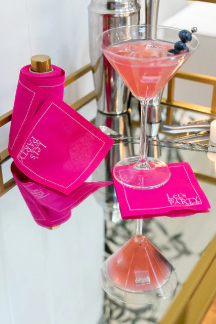 Blush Crush Cocktail Napkin Roll
