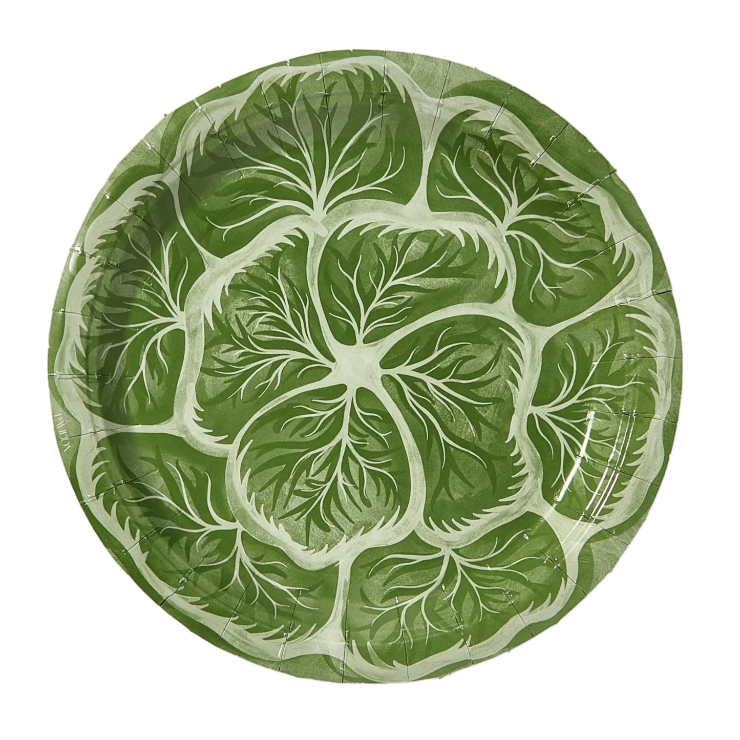 Green Cabbage Dessert Plates Pavilion Paper
