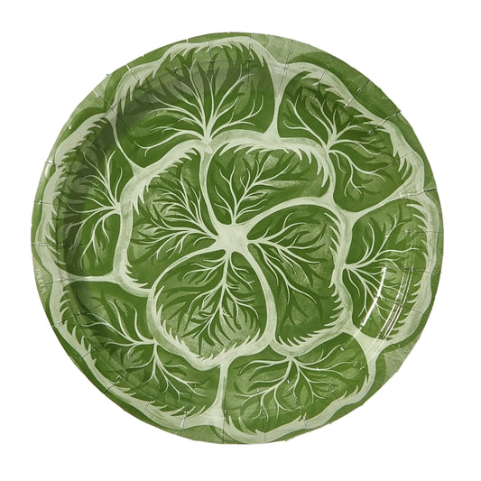 Green Cabbage Dessert Paper Plates