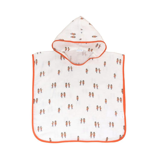 Muslin Poncho in Tin Soldier | Atelier Babbi
