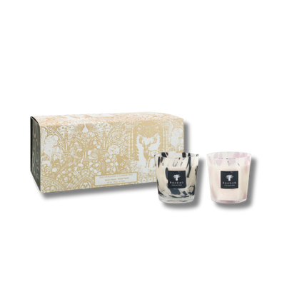 Pearls Black & White Duo Scented Candles | Baobab Collection