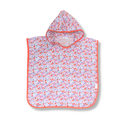 Muslin Poncho in Tiny Flowers | Atelier Babbi