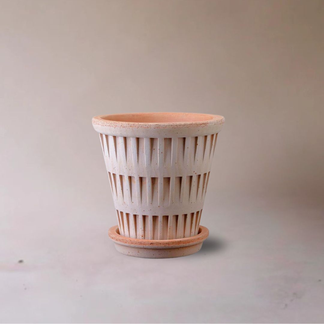 Berg's Potter Raw Rosa Pantheon Pot