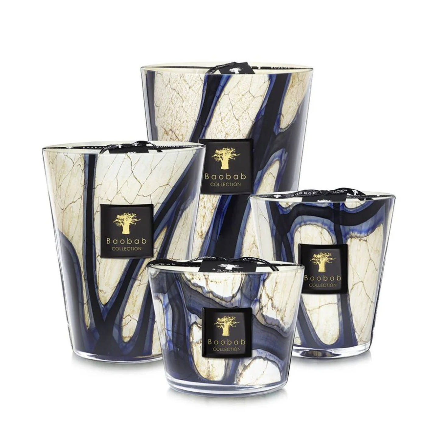 Stones Lazuli Scented Candle | Baobab Collection