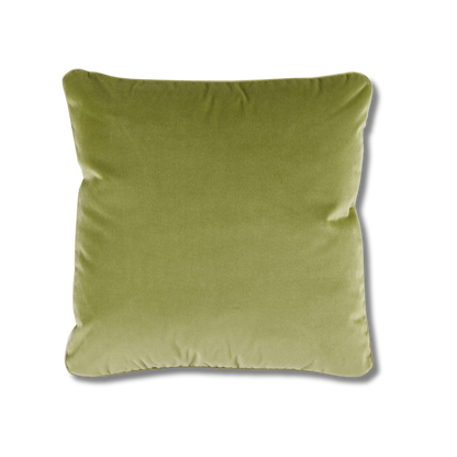 Henley Green Velvet Harbor Pillow with Micro Cord