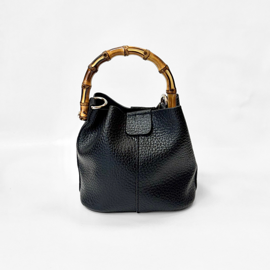 Bamboo Handle Handbag