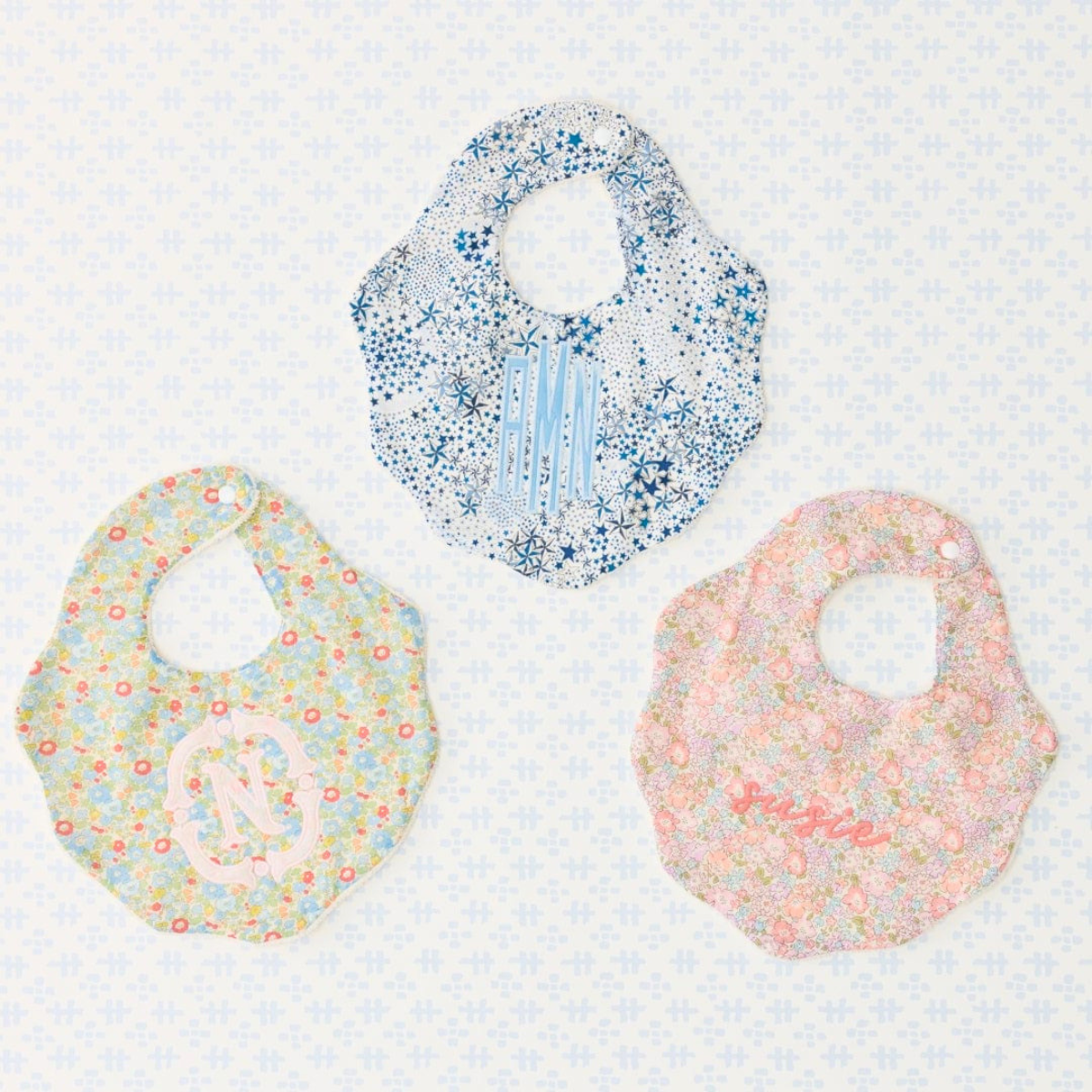 Scalloped Baby Bib
