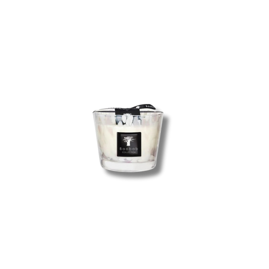 Pearls White Scented Candle | Baobab Collection