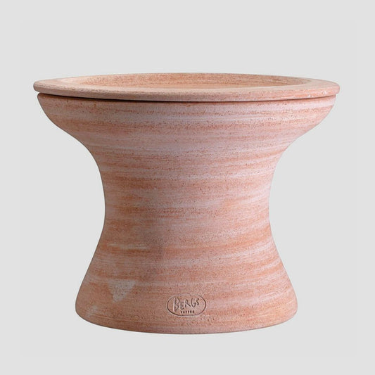 Berg's Potter Raw Rosa Celeste Pedestal Pot